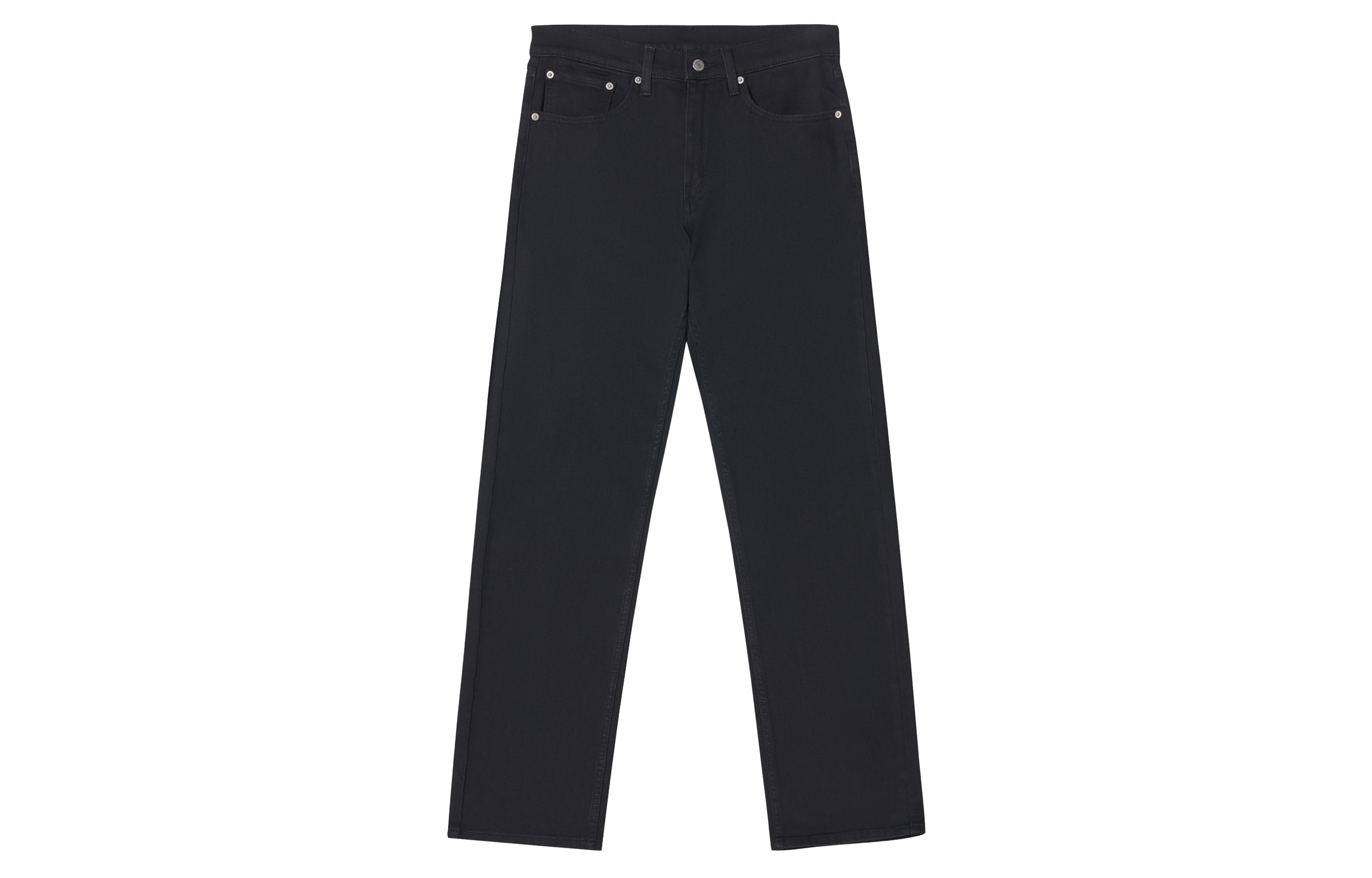 levi’s 李维斯 505 舒适简约百搭轻便时尚直筒黑色显瘦牛仔裤 男款