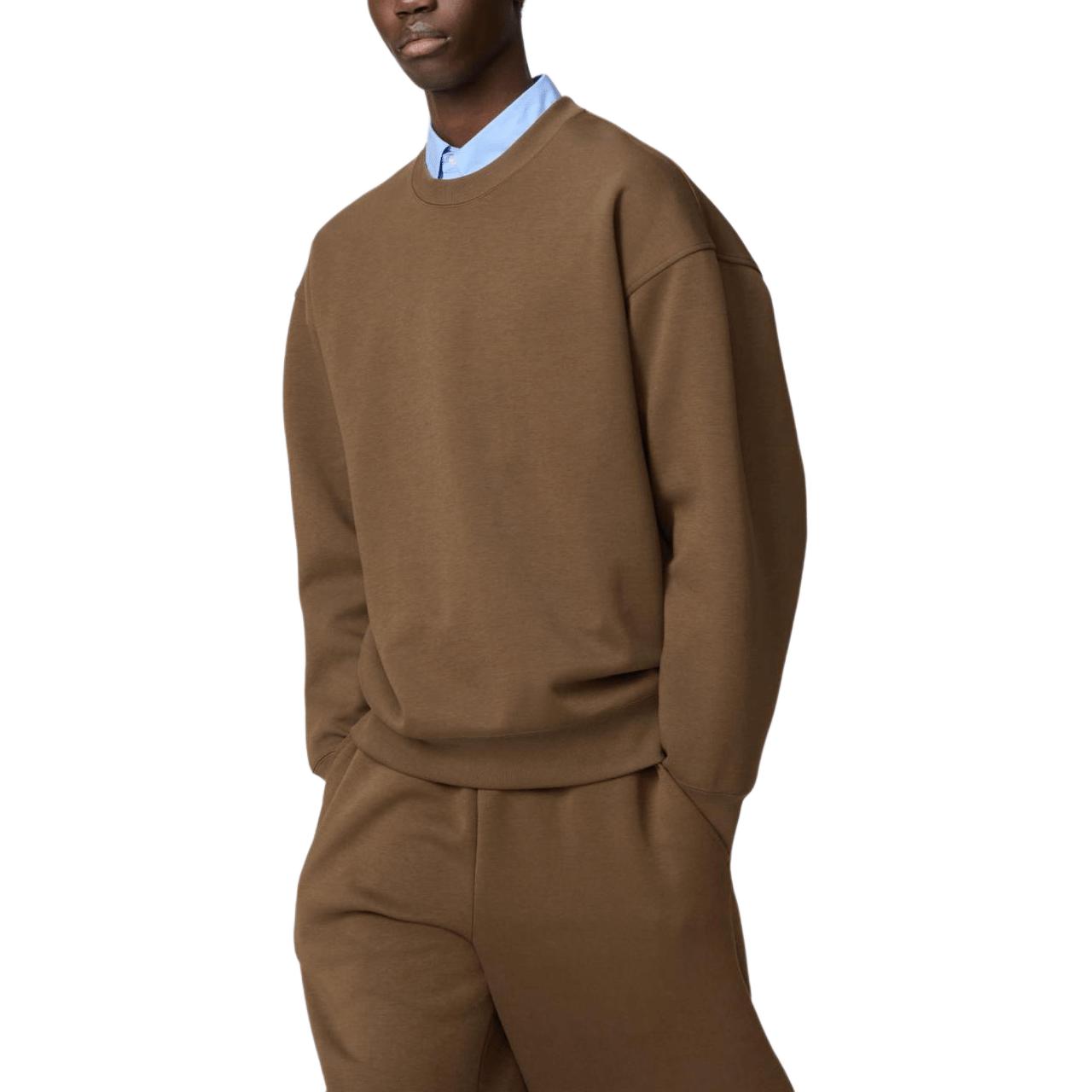 UNIQLO优衣库 x Clare Waight Keller 联名款 C系列 FW25 纯色罗纹边舒适宽松休闲圆领套头卫衣 男女同款