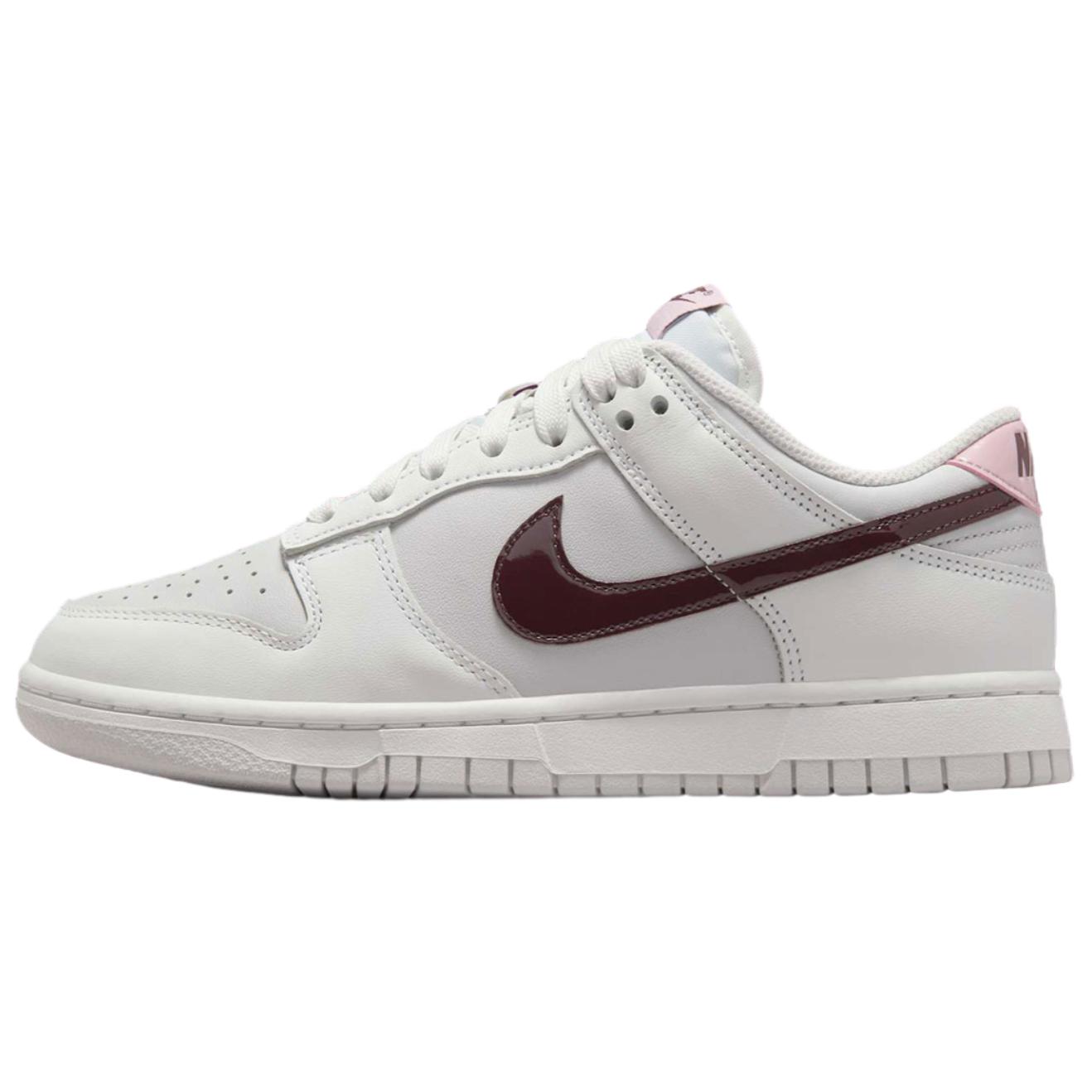 Nike Dunk 皮革 LOW 舒适百搭 低帮 板鞋 女款 白红粉