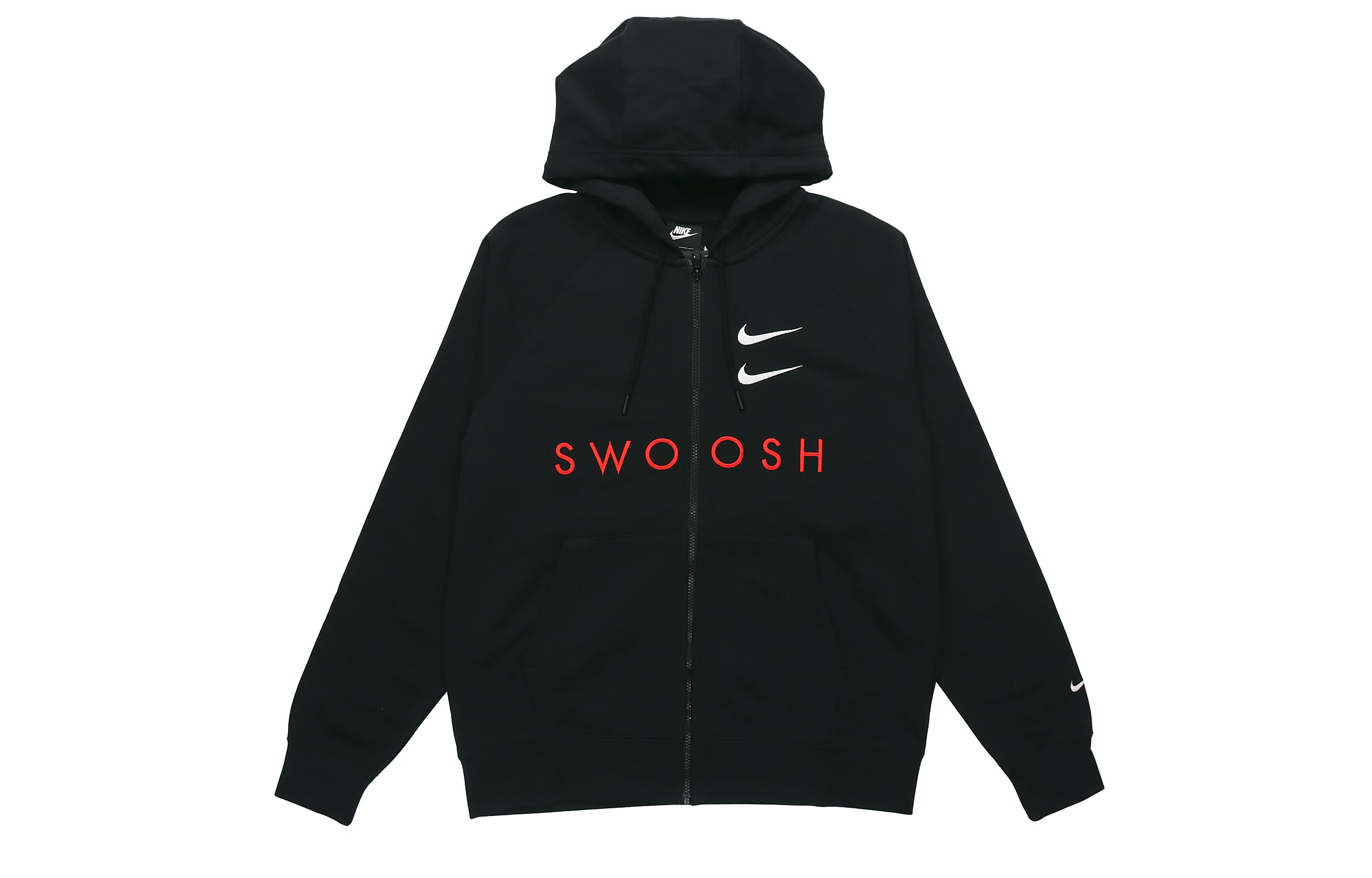 Nike Sportwear Swoosh双钩纯色夹克外套 男款 黑色
