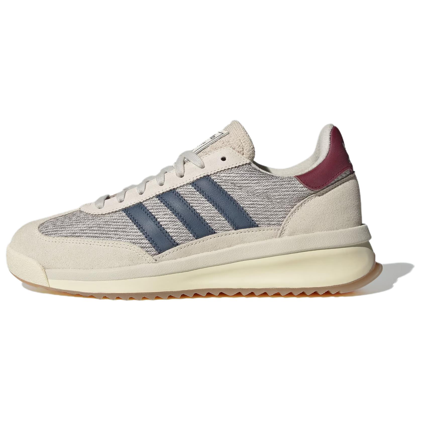 adidas originals SL 72 RTN 潮流时尚 织物 低帮 休闲跑步鞋 男女同款 灰色