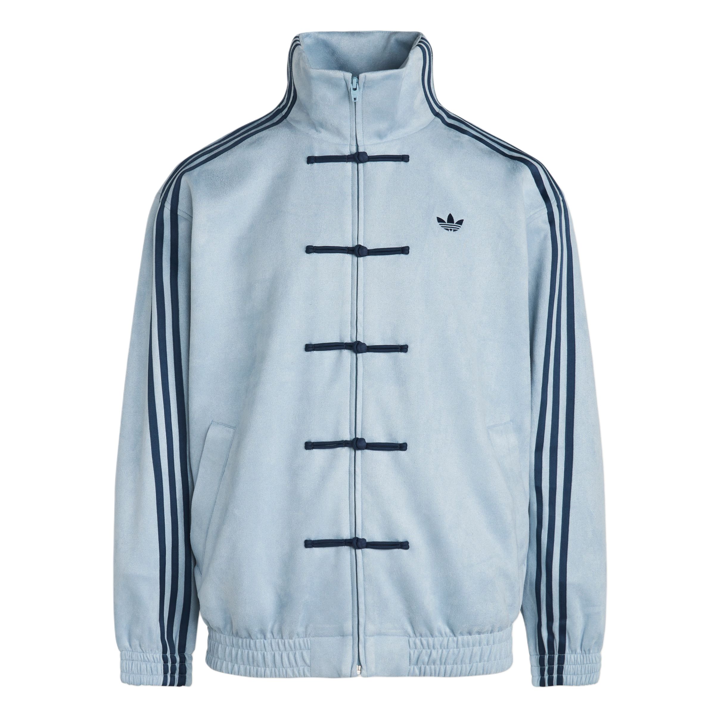 adidas originals CTT 3.1 SOFT CNY马年限定新年款新中式运动宽松立领条纹拉链 唐装夹克 男女同款