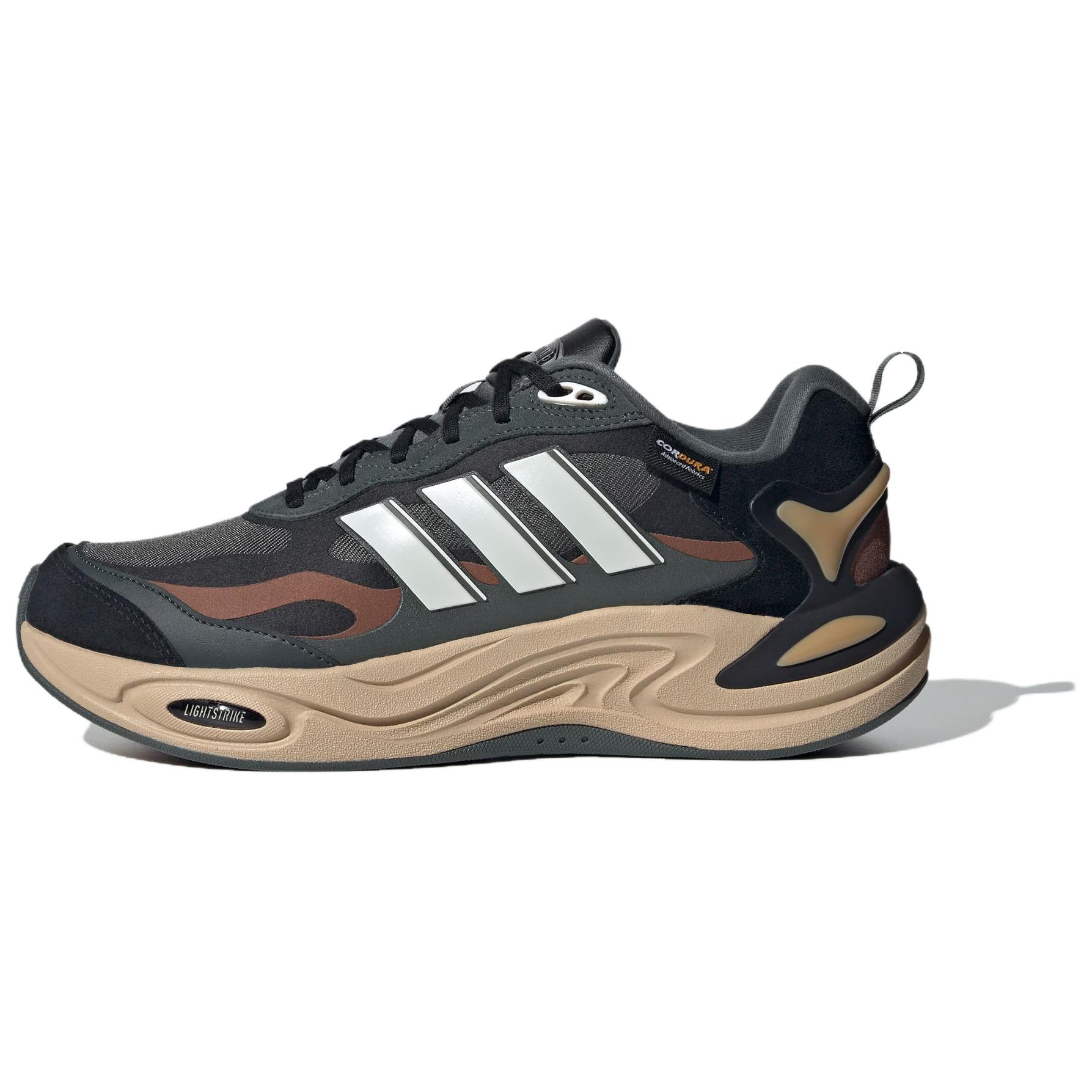 adidas CLIMAWARM 舒适百搭防滑耐磨 低帮跑步鞋 男女同款 深绿色