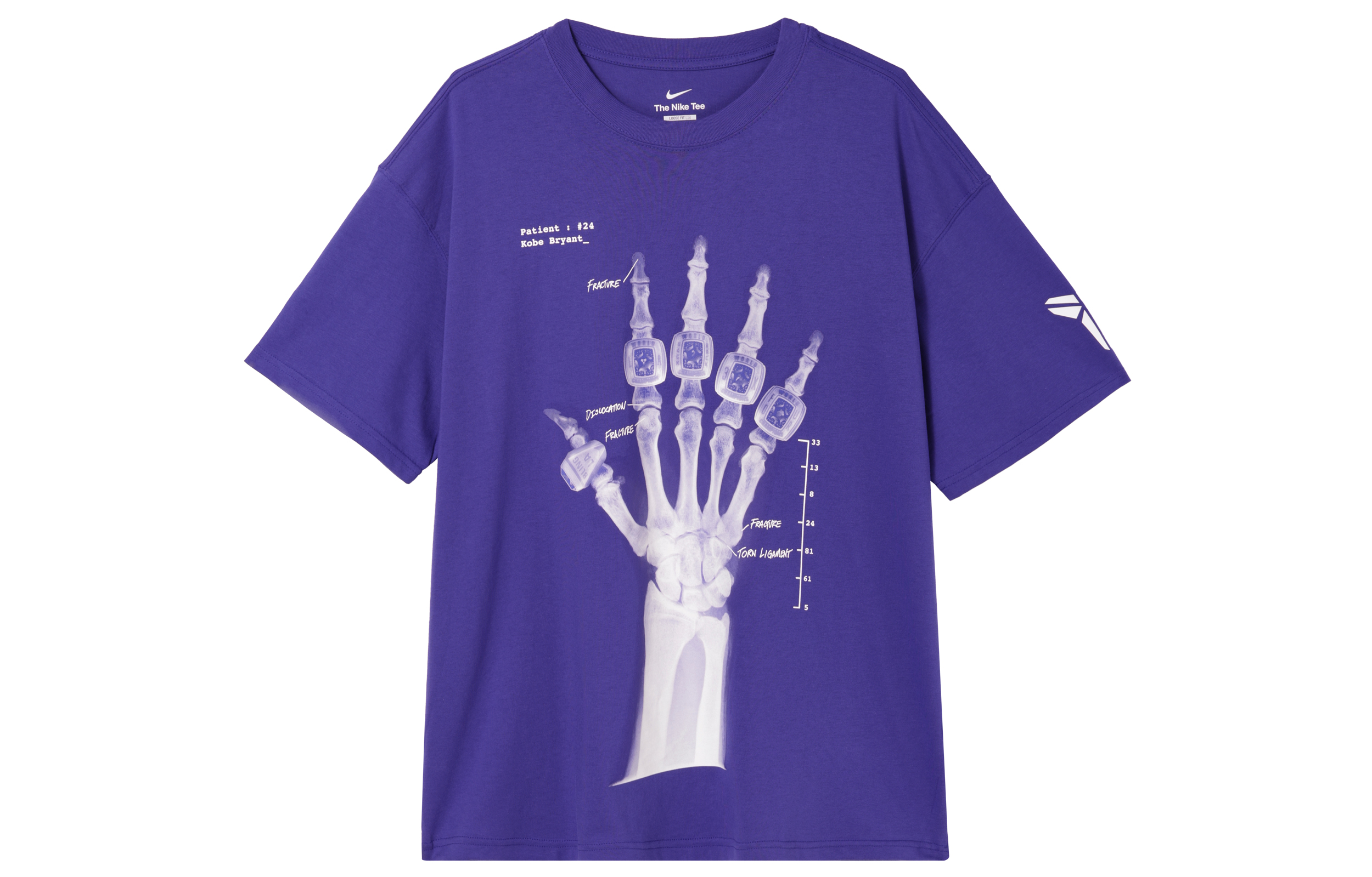 Nike KOBE科比系列 时尚舒适柔软宽松透气百搭短袖T恤 亚版 男款 和谐蓝