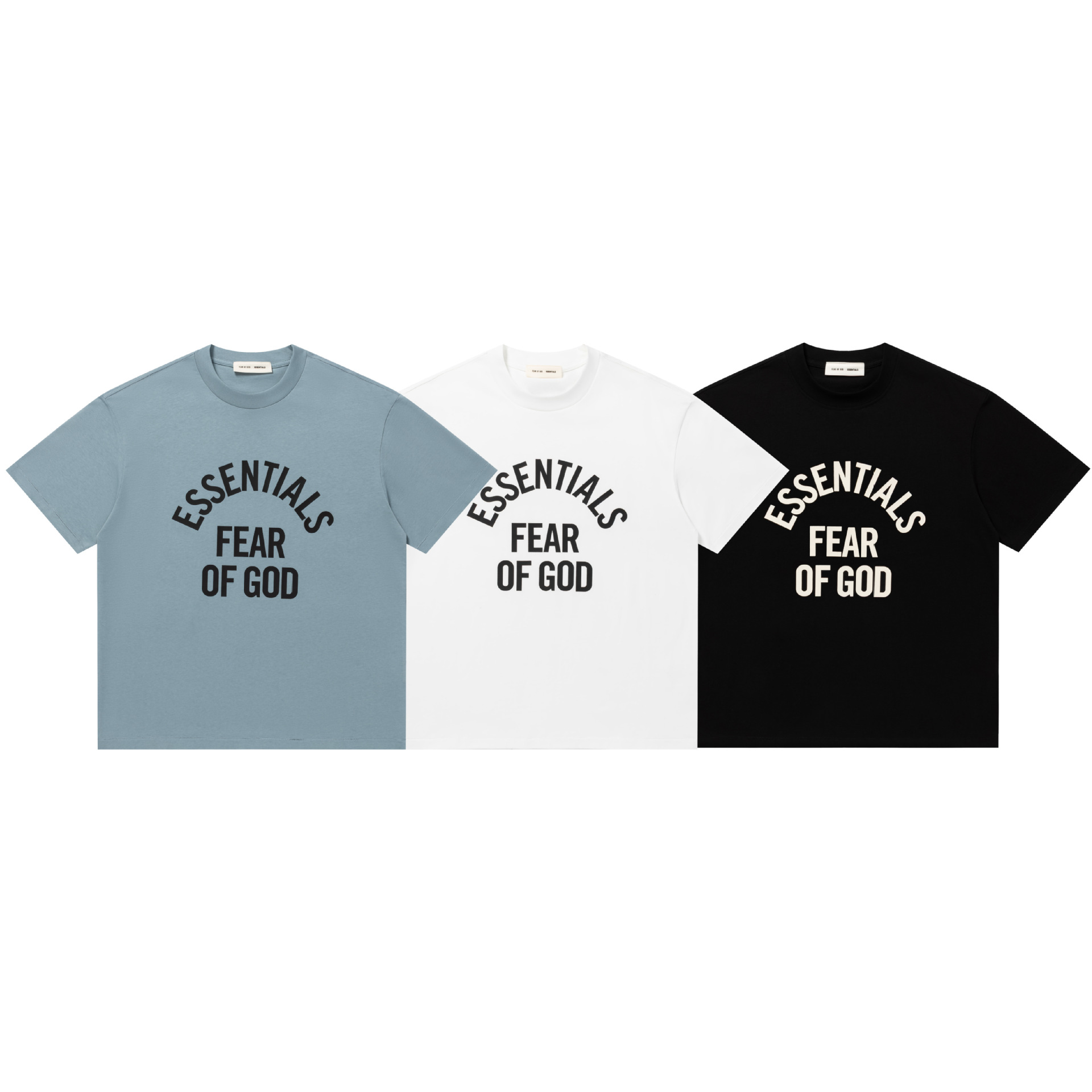 2026春夏新款 FOG 复线字母系列圆领套头短袖男女同款一件批代发