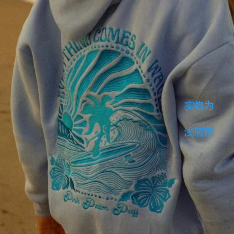 Голубая 1 модель вышивки