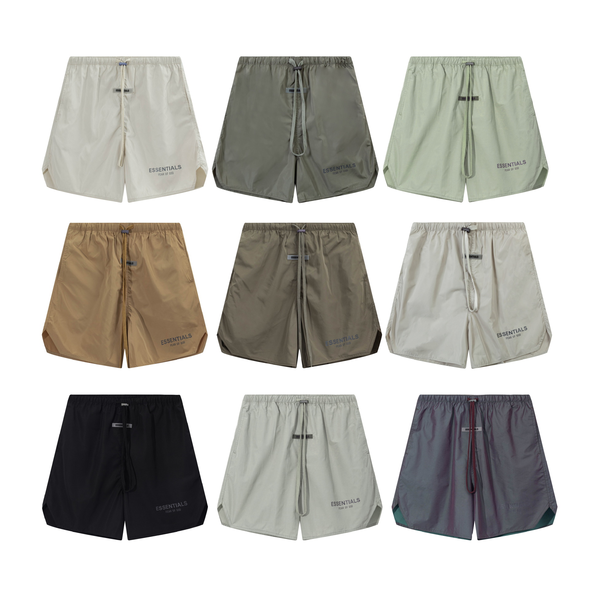 2024春夏新款 FOG 复线字母印花休闲沙滩短裤男女同款一件批代发