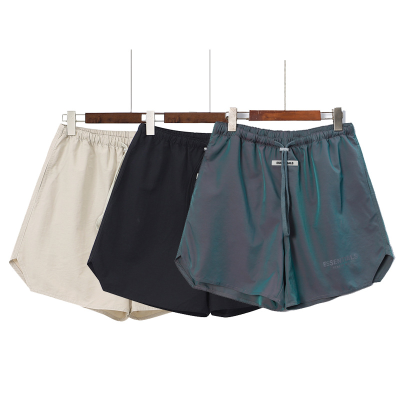 欧美潮牌春夏款 FOG 镭射炫彩休闲短裤男女同款一件批发代发