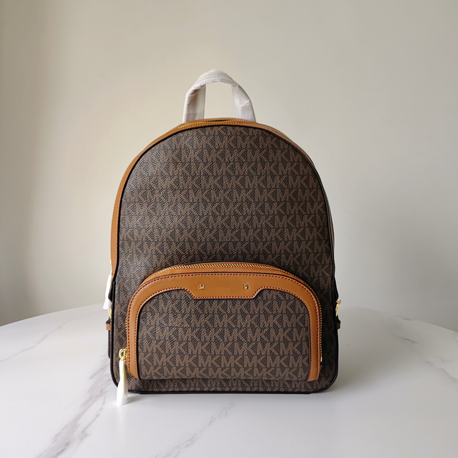 2025包包女士新款mk双肩包大牌时尚背包书包高级感女包拉链旅行包