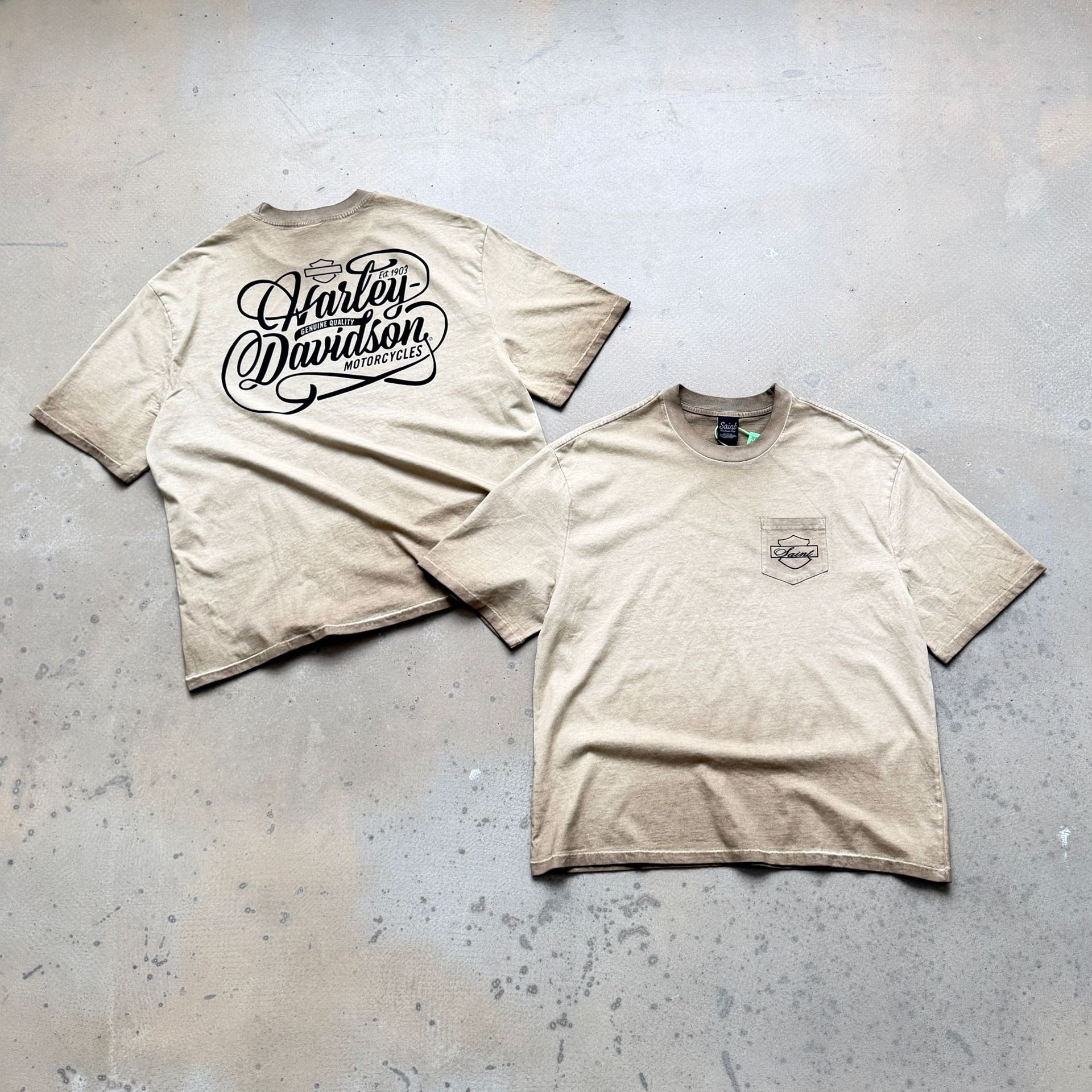 2026春夏新款 S.M 致敬传奇1903圆领套头短袖男女同款一件批代发