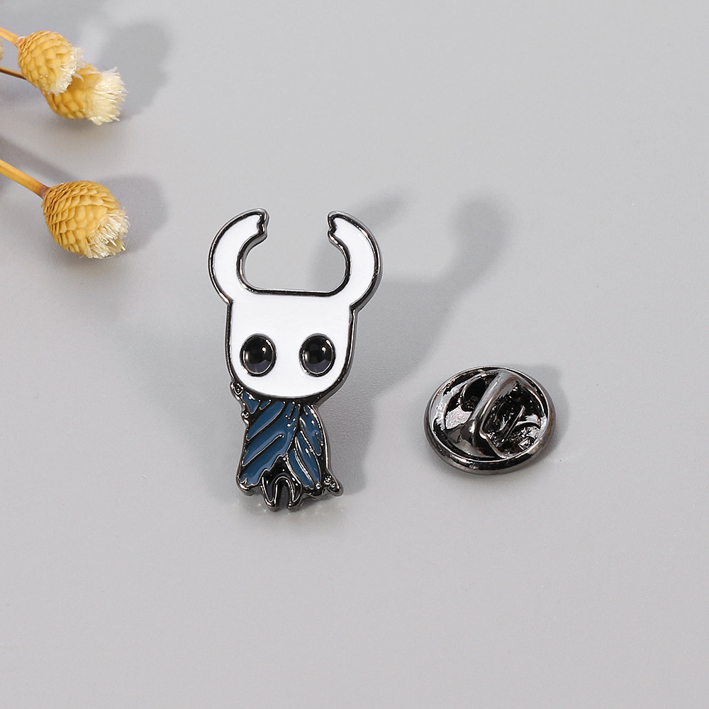 卡通游戏周边创意 Hollow Knight 空洞骑士胸针主角形象包包配饰