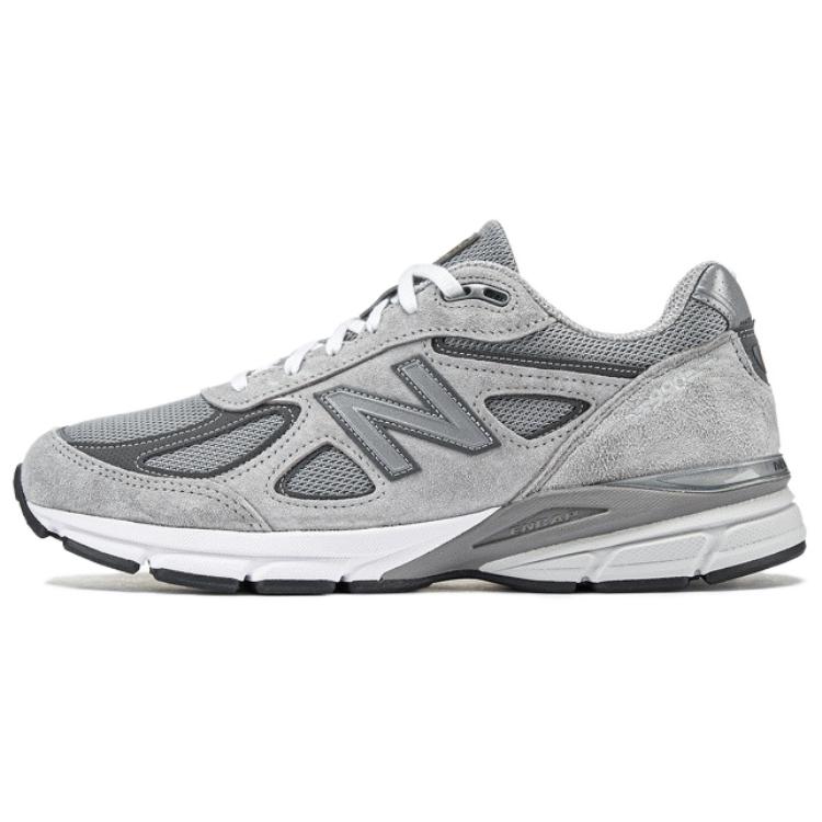 New Balance NB 990 V4 复古舒适减震耐磨 低帮 休闲城市通勤跑步鞋 男女同款 灰色